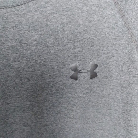Under Armour Men's Loose Fit Gray Heatgear Short Sleeve Tee Size Medium - Picture 5 of 7